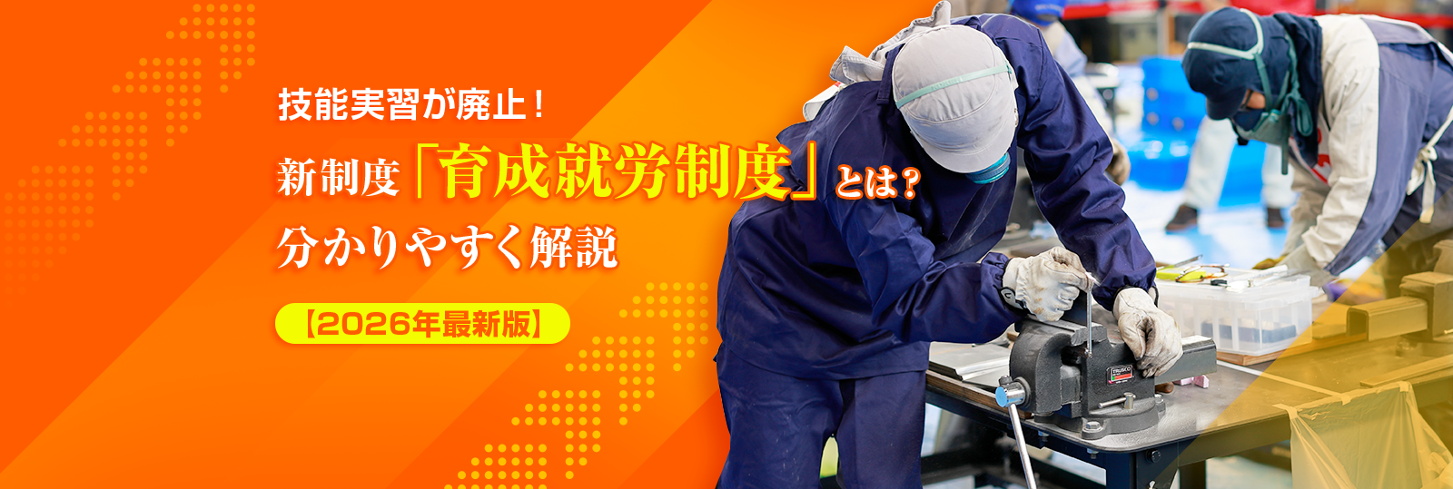 技能実習が廃止！ 新制度「育成就労制度」とは？ 分かりやすく解説 【2026年最新版】
